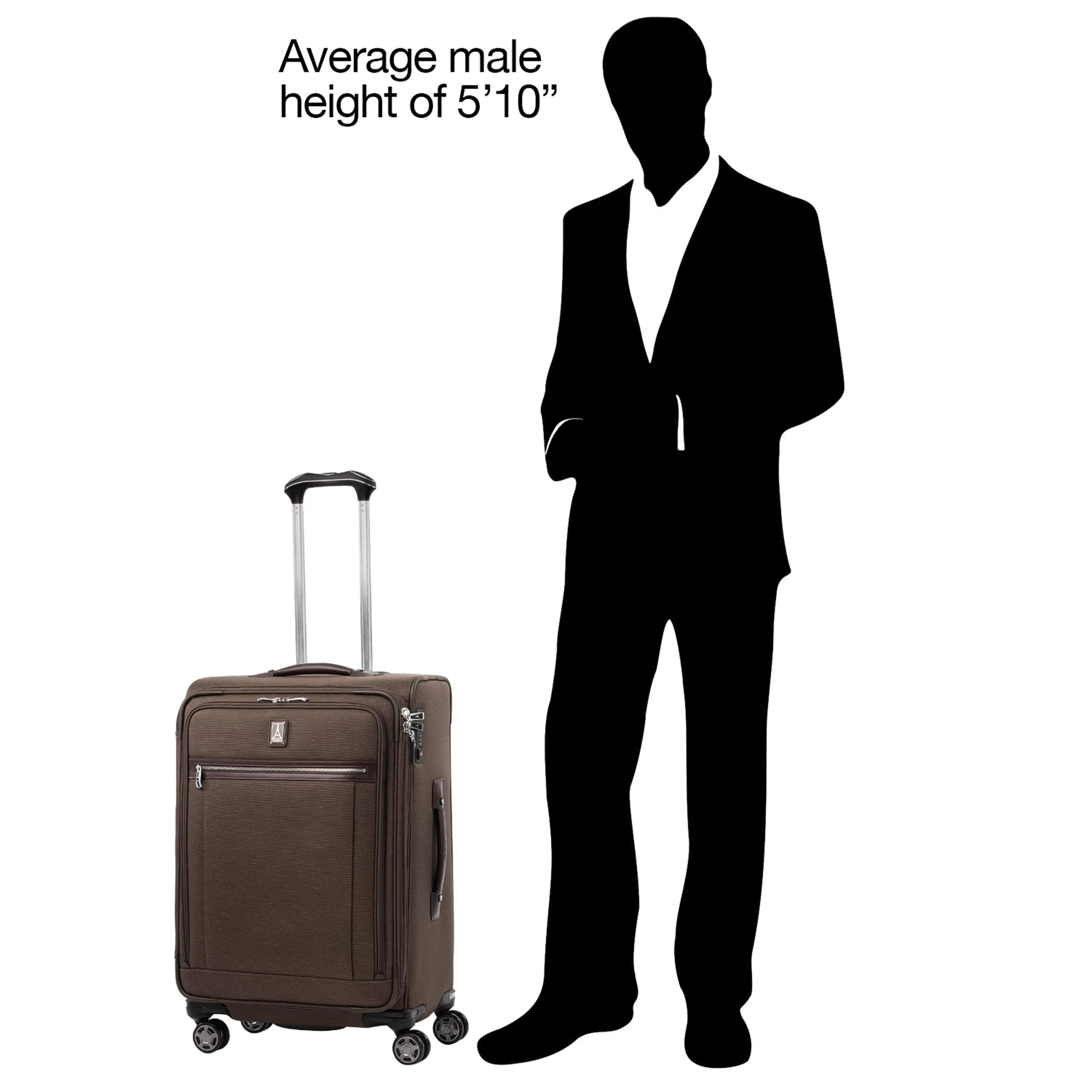 TravelPro Platinum Elite 25" 4-Wheel Medium Luggage Bags Travelpro