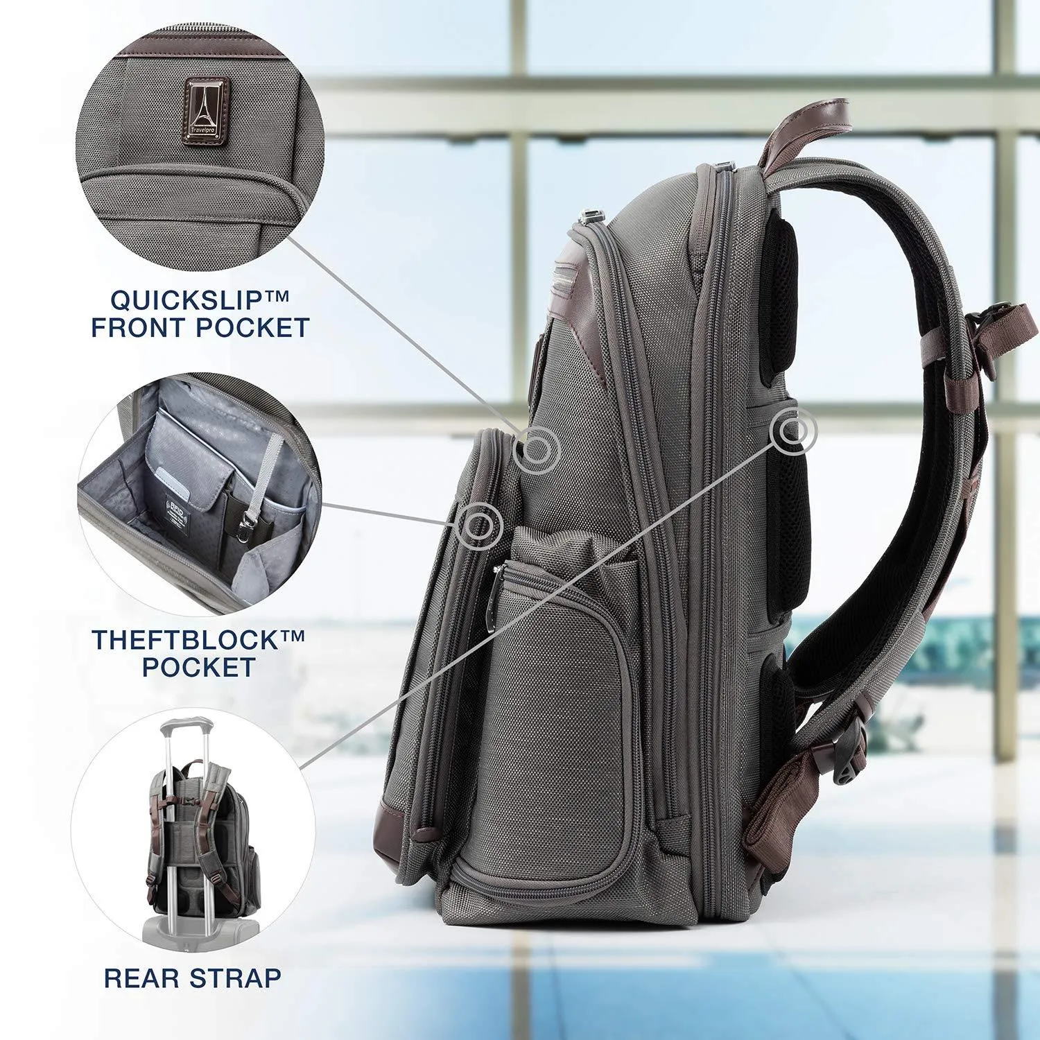 TravelPro Platinum Elite Business Backpack Bags Travelpro