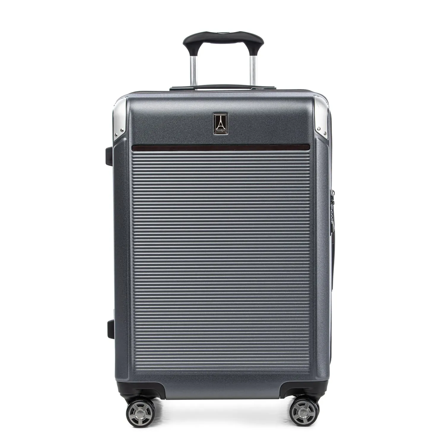 Travelpro Platinum Elite Checked Medium 25-Inch Hardside Expandable Spinner Wheel Luggage TSA Lock Hard Shell Polycarbonate Suitcase Bags Travelpro