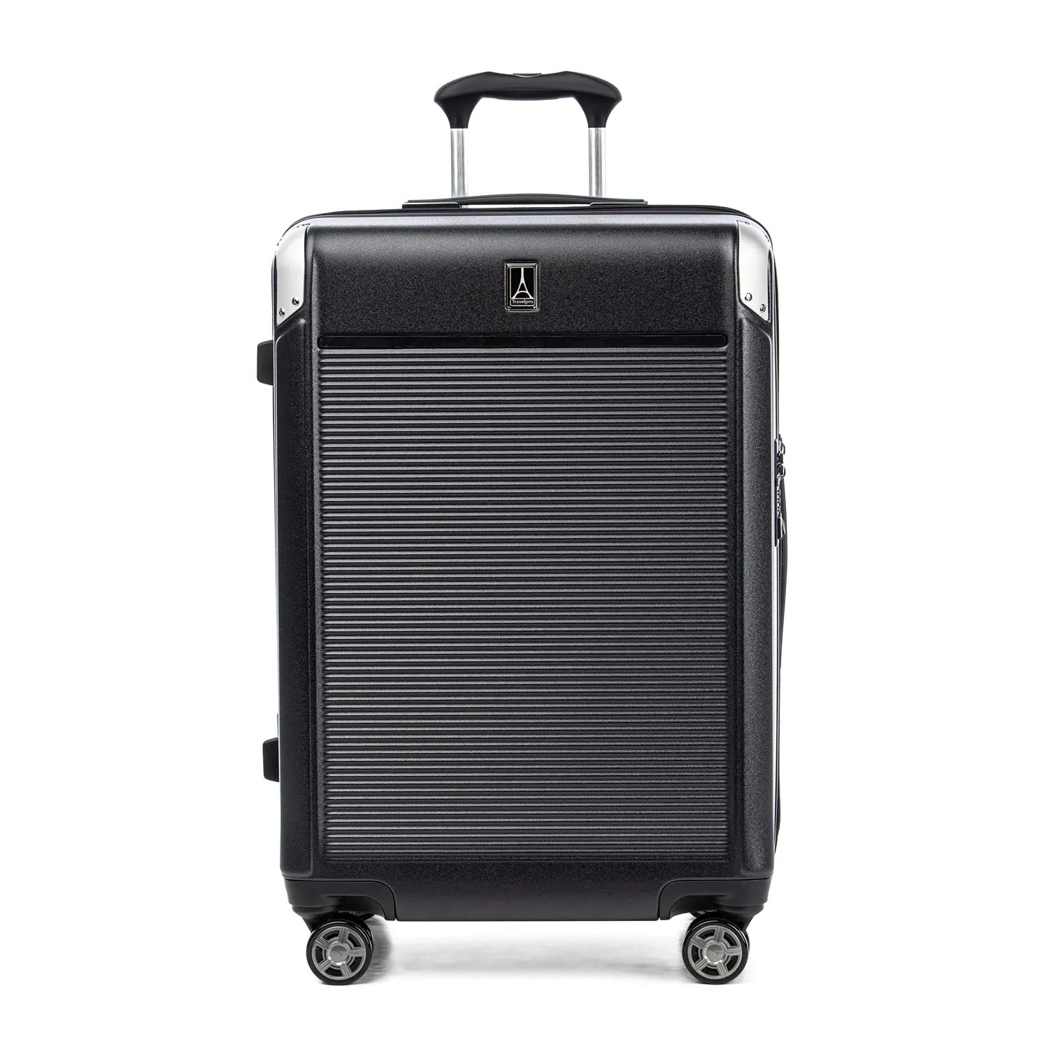 Travelpro Platinum Elite Checked Medium 25-Inch Hardside Expandable Spinner Wheel Luggage TSA Lock Hard Shell Polycarbonate Suitcase Bags Travelpro