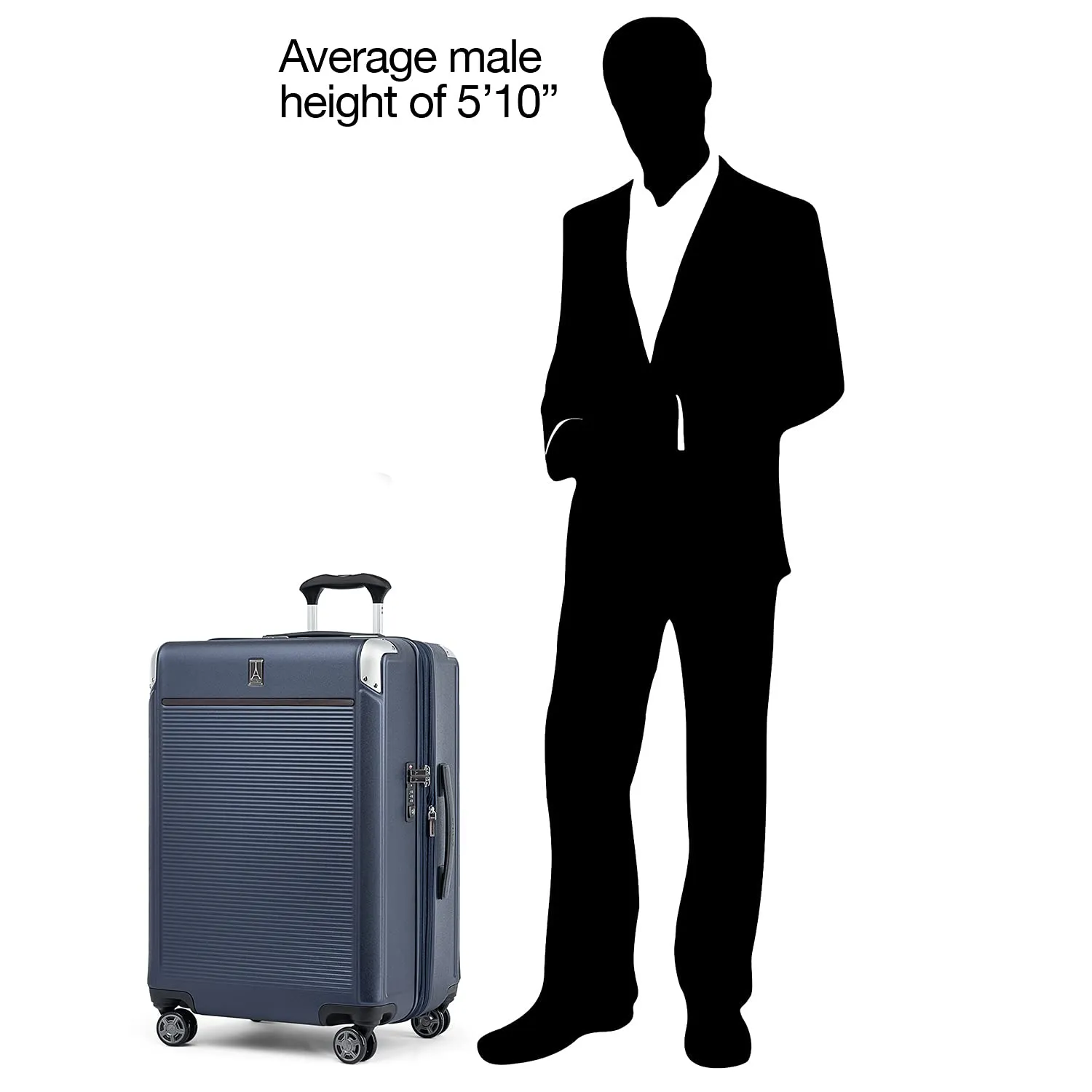 Travelpro Platinum Elite Checked Medium 25-Inch Hardside Expandable Spinner Wheel Luggage TSA Lock Hard Shell Polycarbonate Suitcase Bags Travelpro