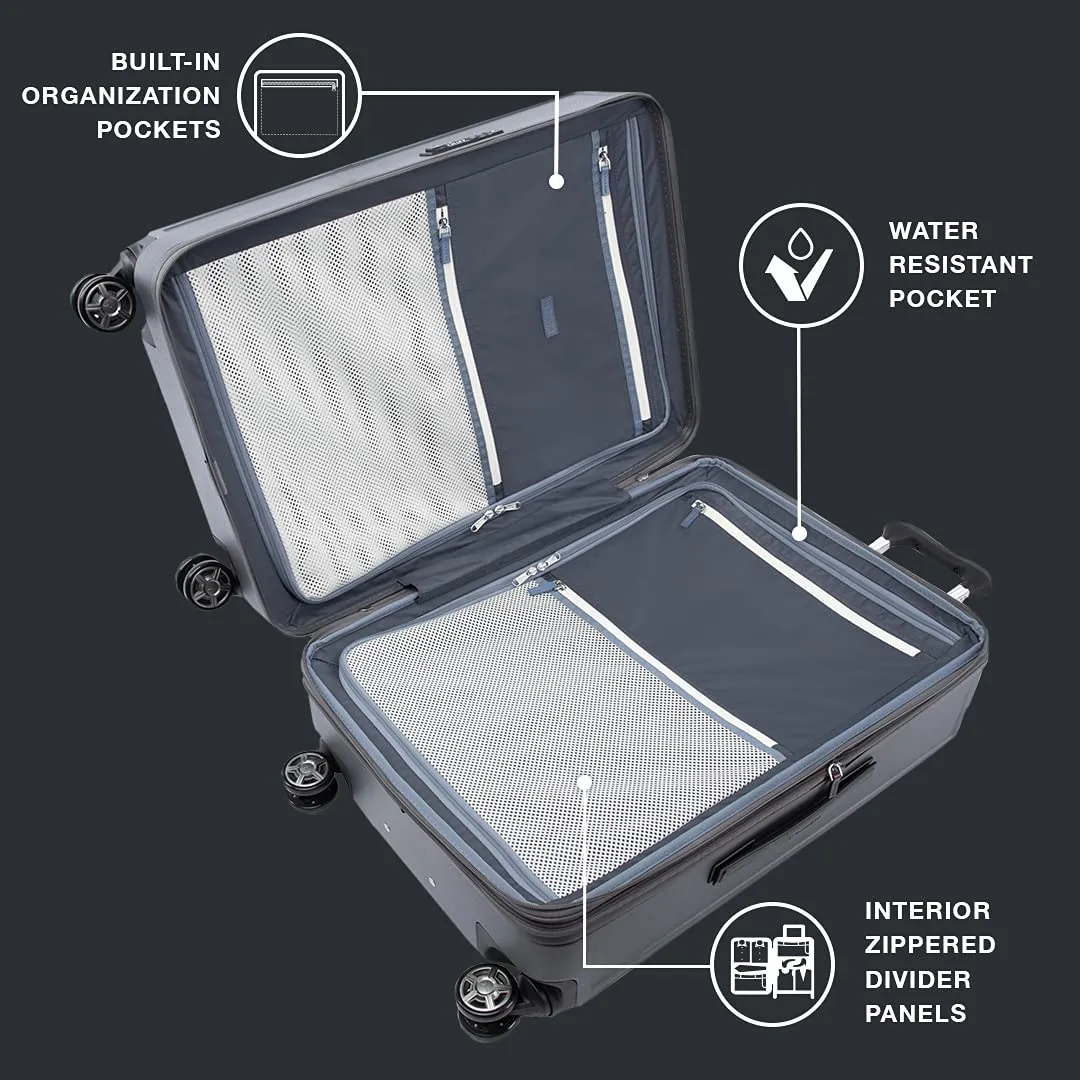 Travelpro Platinum Elite Checked Medium 25-Inch Hardside Expandable Spinner Wheel Luggage TSA Lock Hard Shell Polycarbonate Suitcase Bags Travelpro