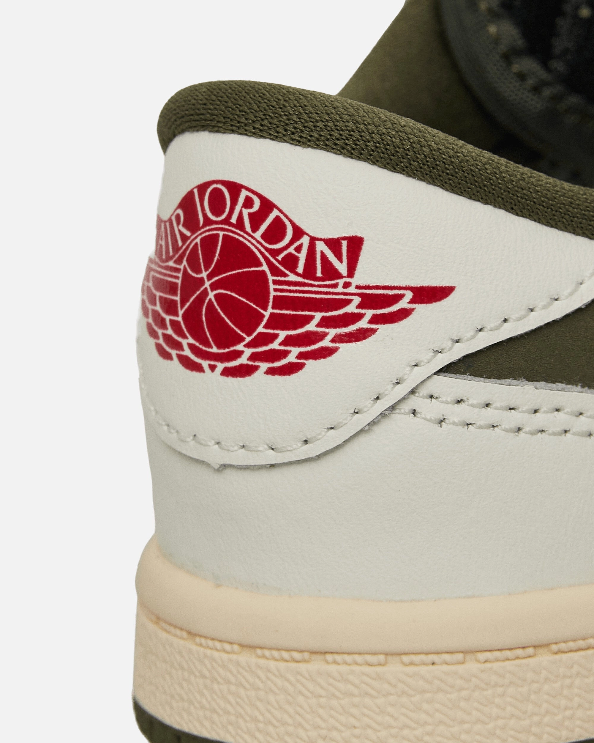 Travis Scott Air Jordan 1 Low (TD) Sneakers Medium Olive Stable Running