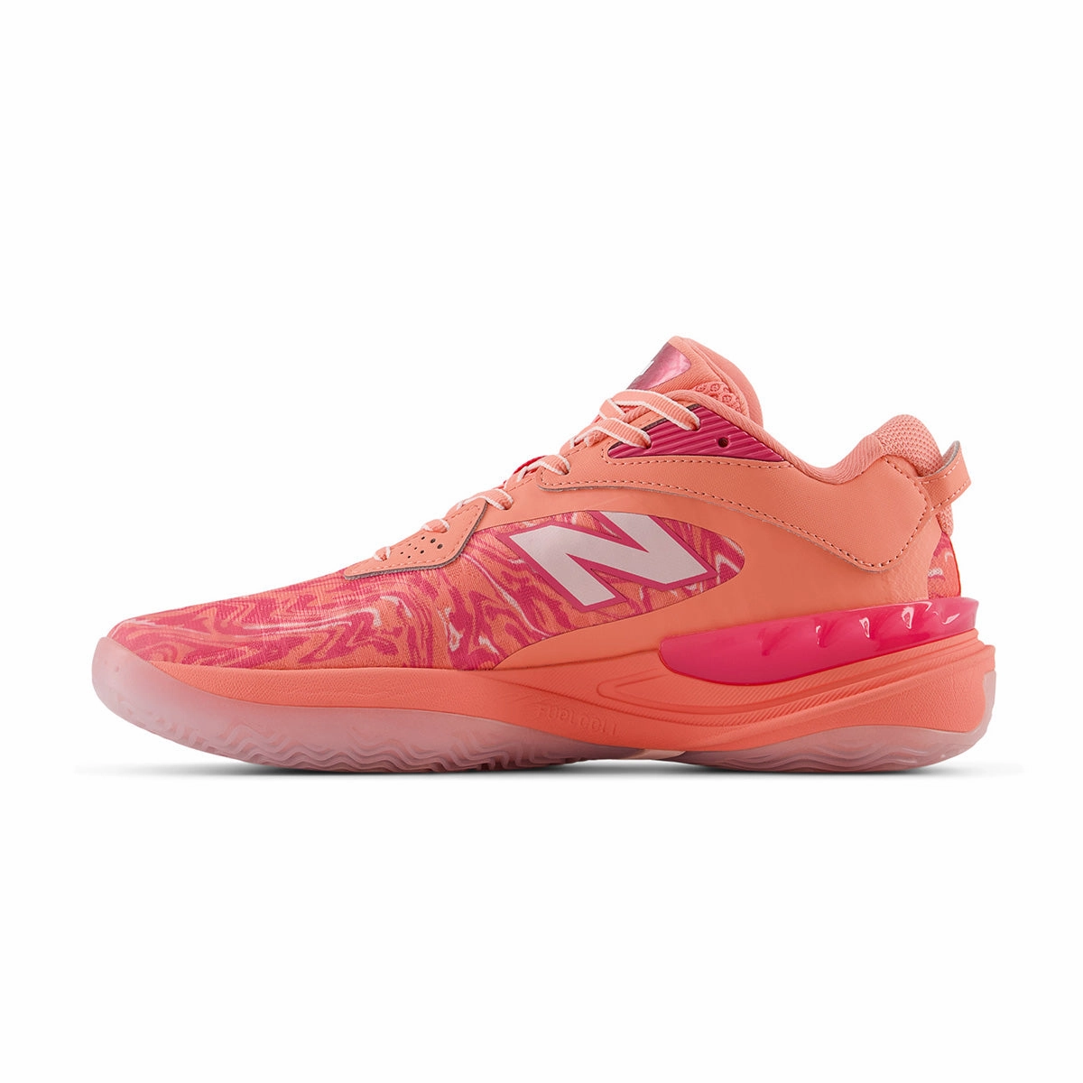 TWO WXY V5 'Sunfade Red Dragon Berry' New Balance sneaker close-ups
