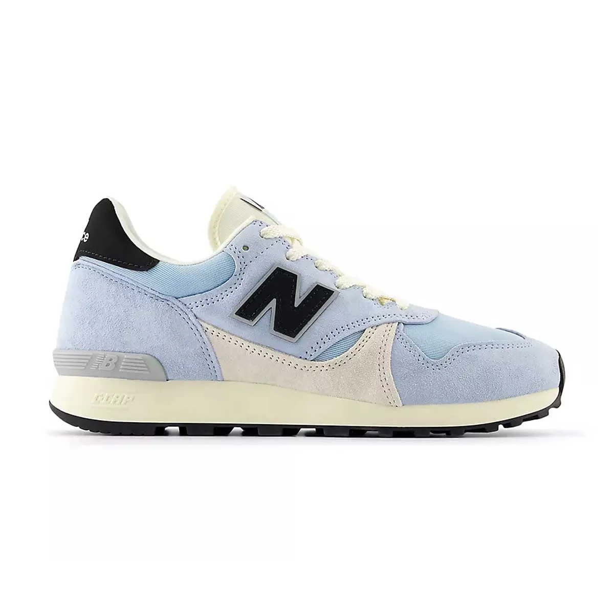 U475 'Light Chrome Blue Black' New Balance retro-inspired sneakers