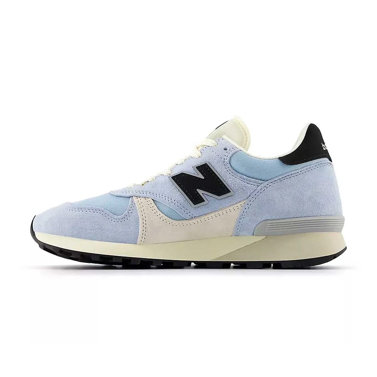 U475 'Light Chrome Blue Black' New Balance sneaker close-ups