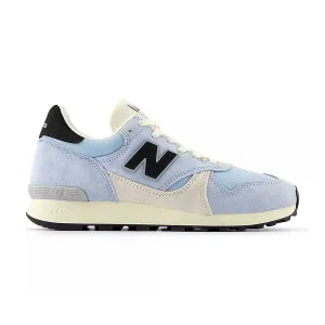U475 'Light Chrome Blue Black' New Balance retro-inspired sneakers