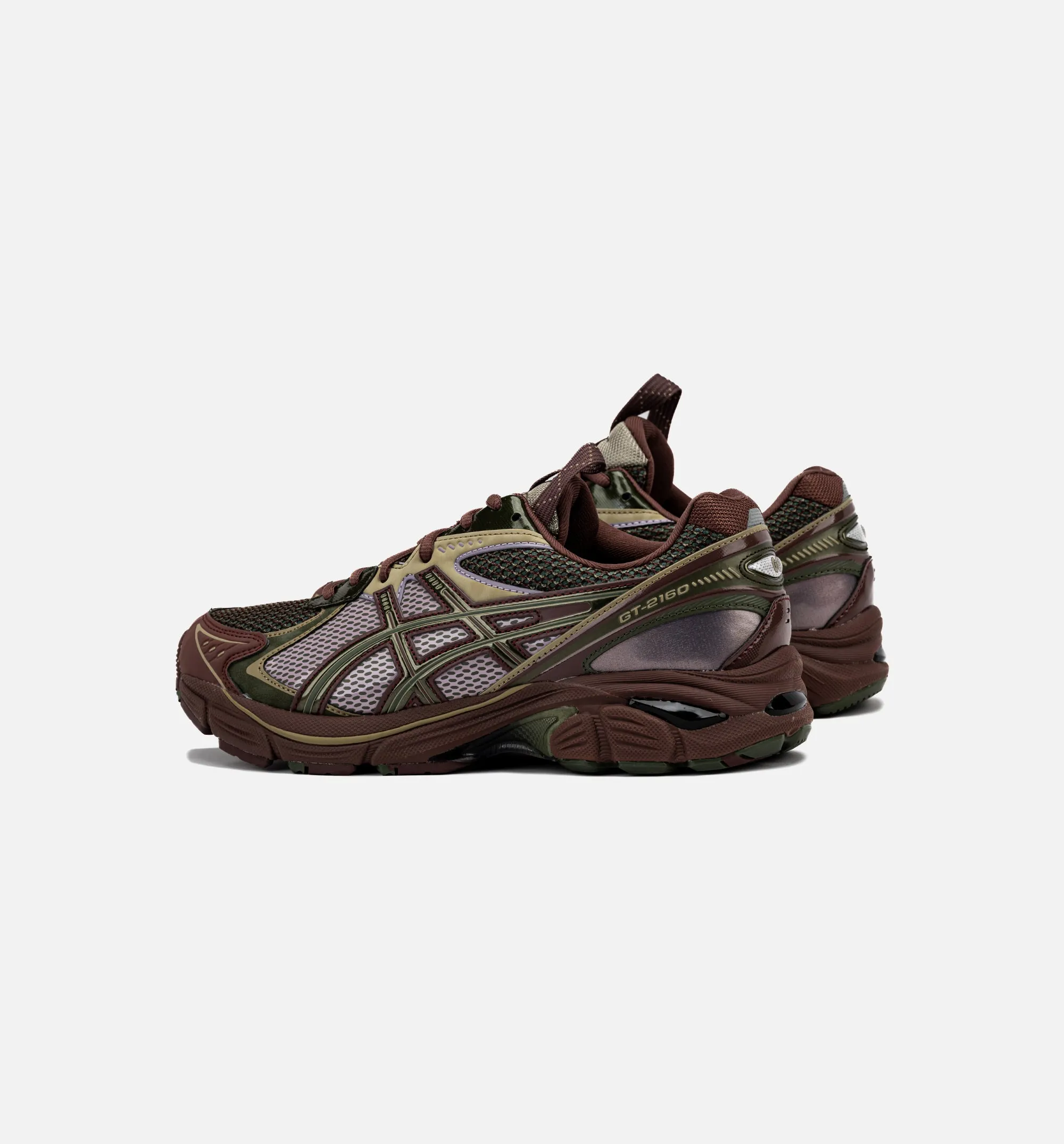 UB6 S GT 2160 Mens Running Shoe - Grey Floss/Brown Storm Asics responsive running shoes