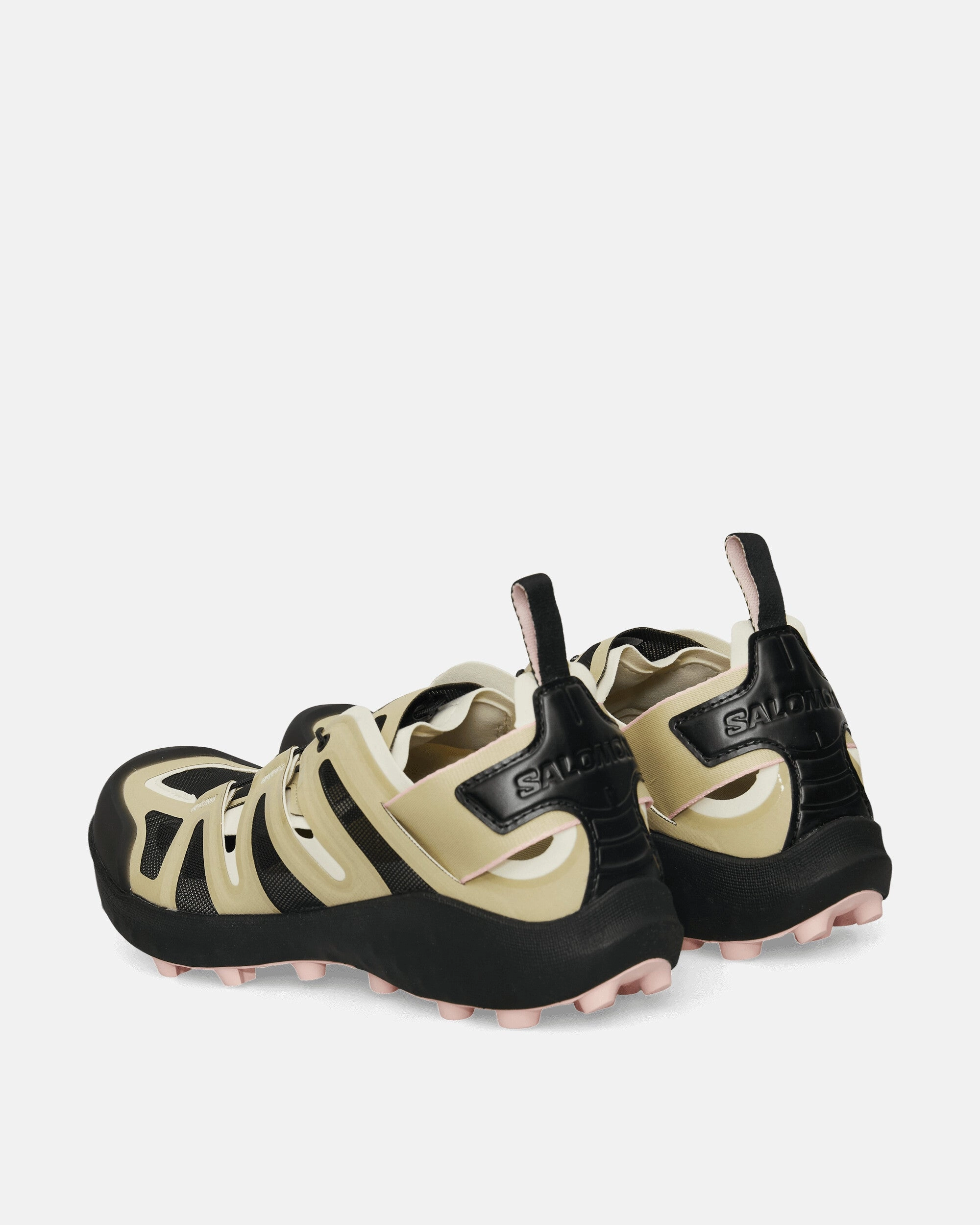 Udara Advanced Sneakers Pale Olive Green / Black / Impatiens Pink Mountain Trail Runners