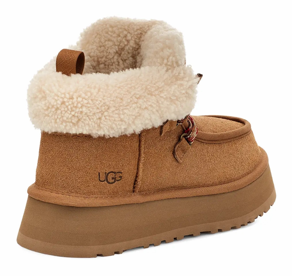 UGG Funkarra Cabin Cuff  Cozy Platform Shoe with Sheepskin Lining Ugg cozy footwear visuals