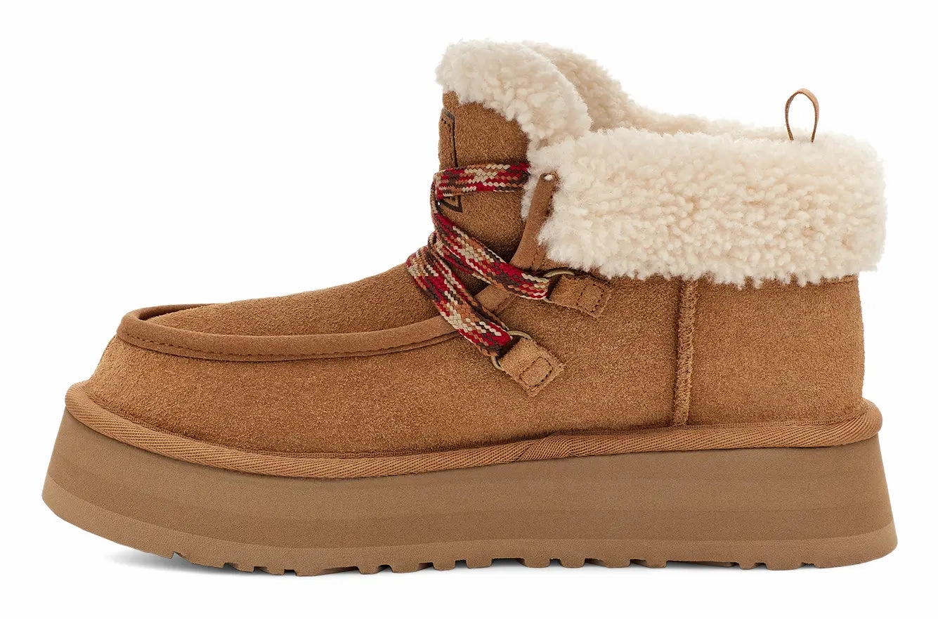 UGG Funkarra Cabin Cuff  Cozy Platform Shoe with Sheepskin Lining Ugg cozy footwear visuals
