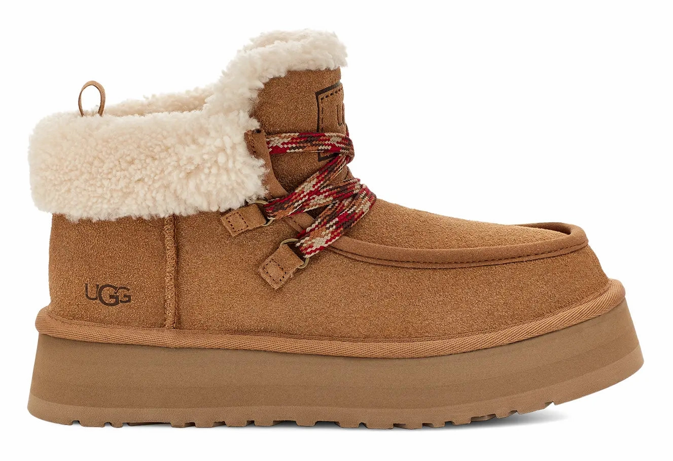 UGG Funkarra Cabin Cuff  Cozy Platform Shoe with Sheepskin Lining Ugg cozy footwear visuals