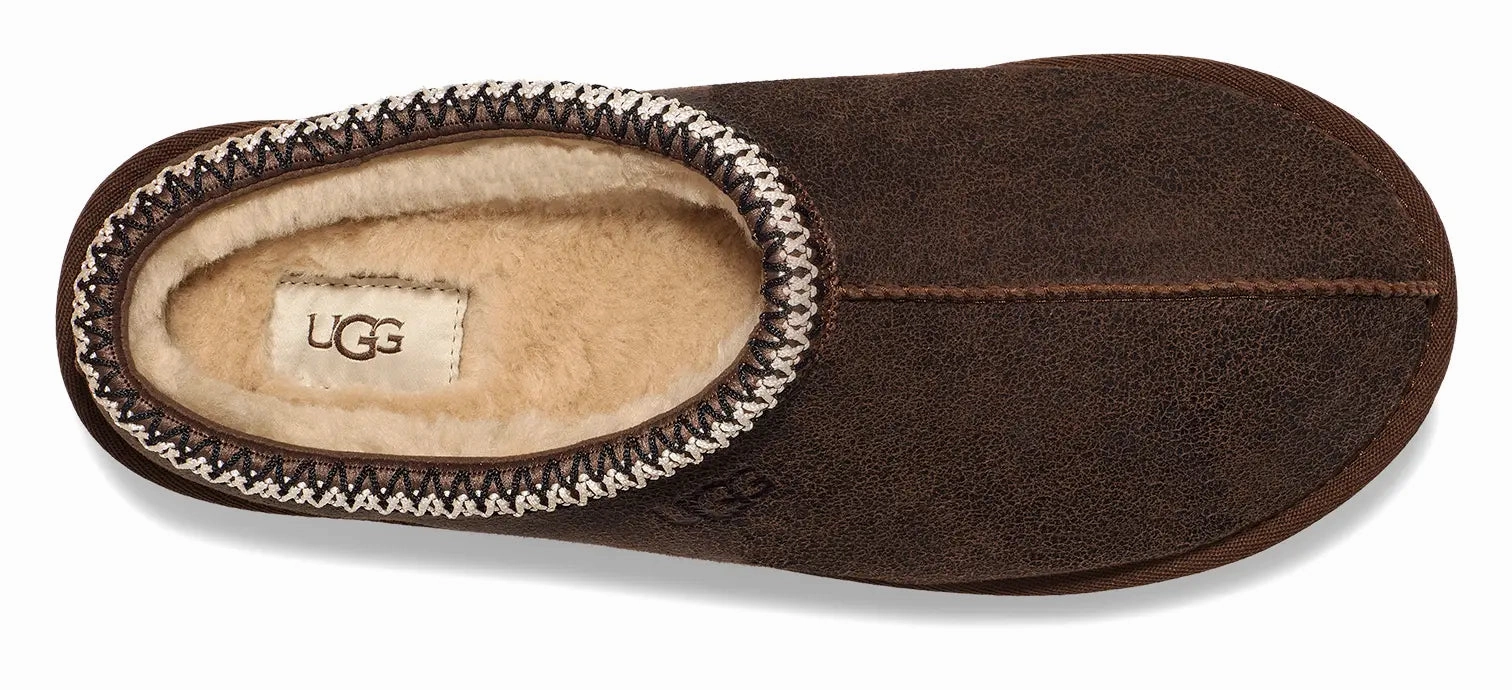 UGG Men's Tasman Distressed Slipper  Rugged Style Meets Ultimate Comfort Ugg cozy footwear visuals