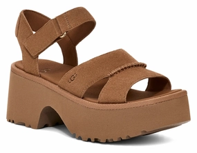 UGG New Heights Ankle Strap  Chic & Comfortable Platform Sandals Ugg cozy winter footwear styles