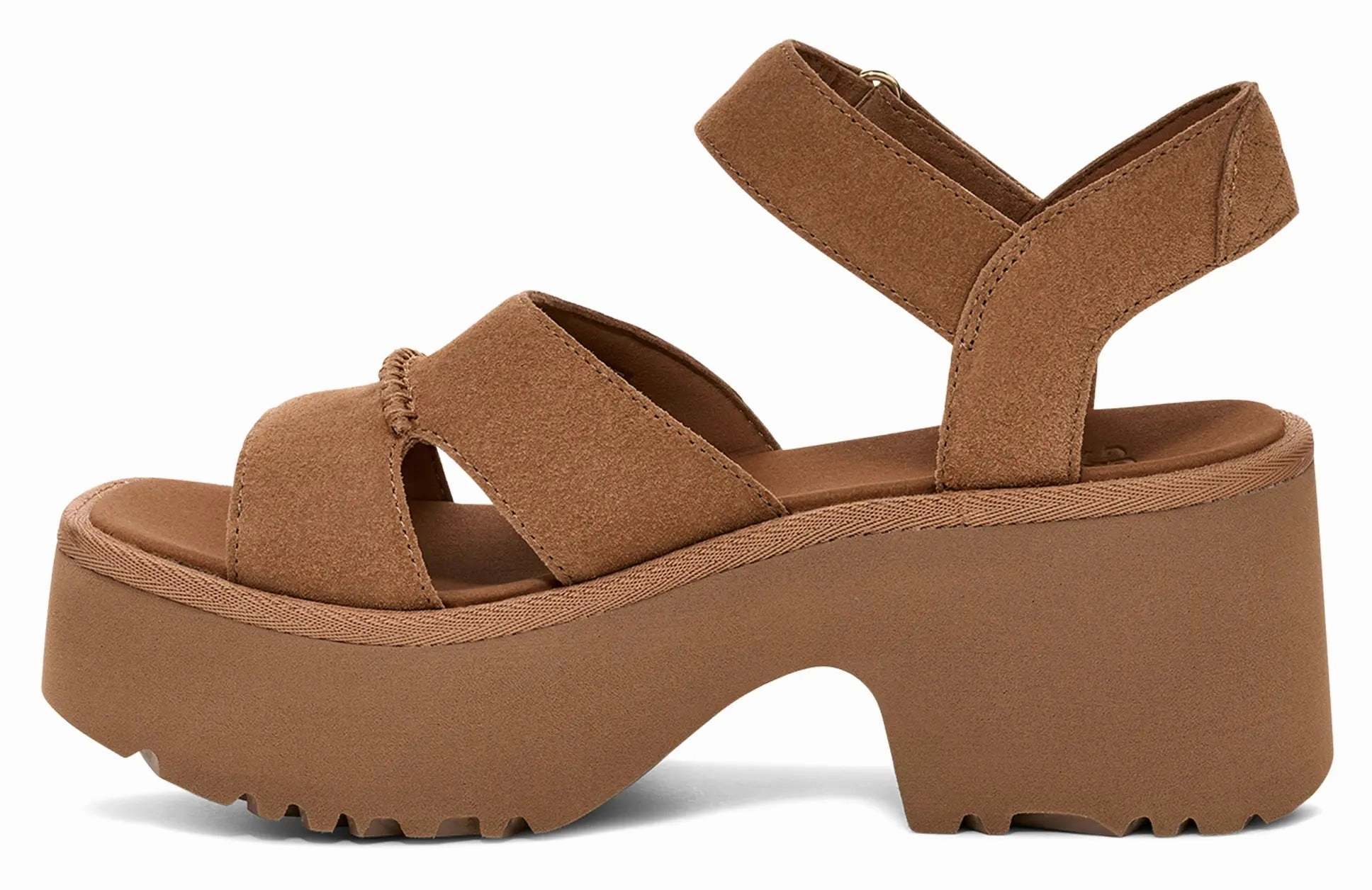 UGG New Heights Ankle Strap  Chic & Comfortable Platform Sandals Ugg cozy footwear visuals