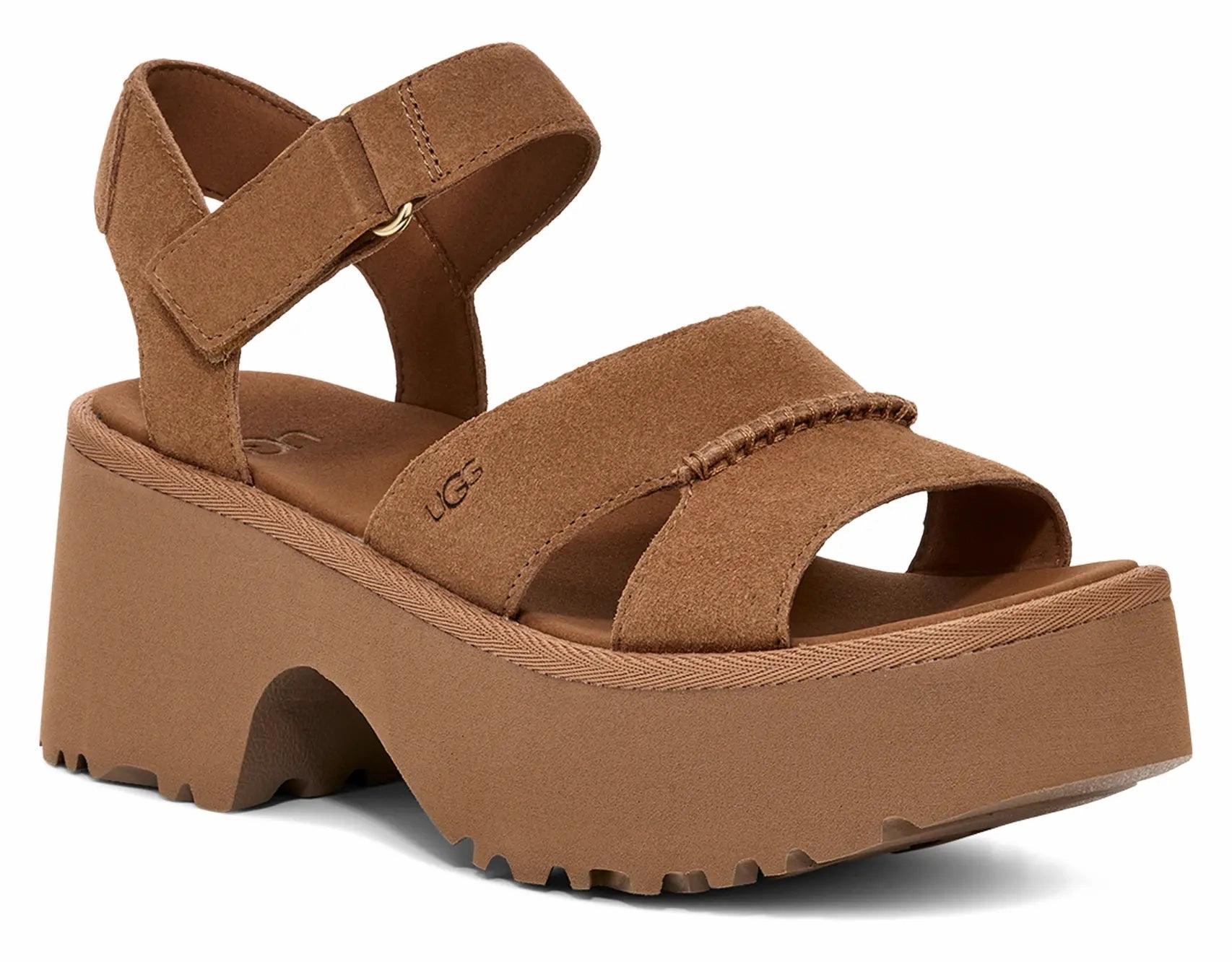 UGG New Heights Ankle Strap  Chic & Comfortable Platform Sandals Ugg cozy winter footwear styles