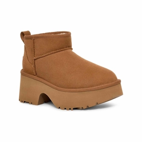 UGG  NEW HEIGHTS ULTRA MINI WOMEN'S Ugg sheepskin boots with cozy lining