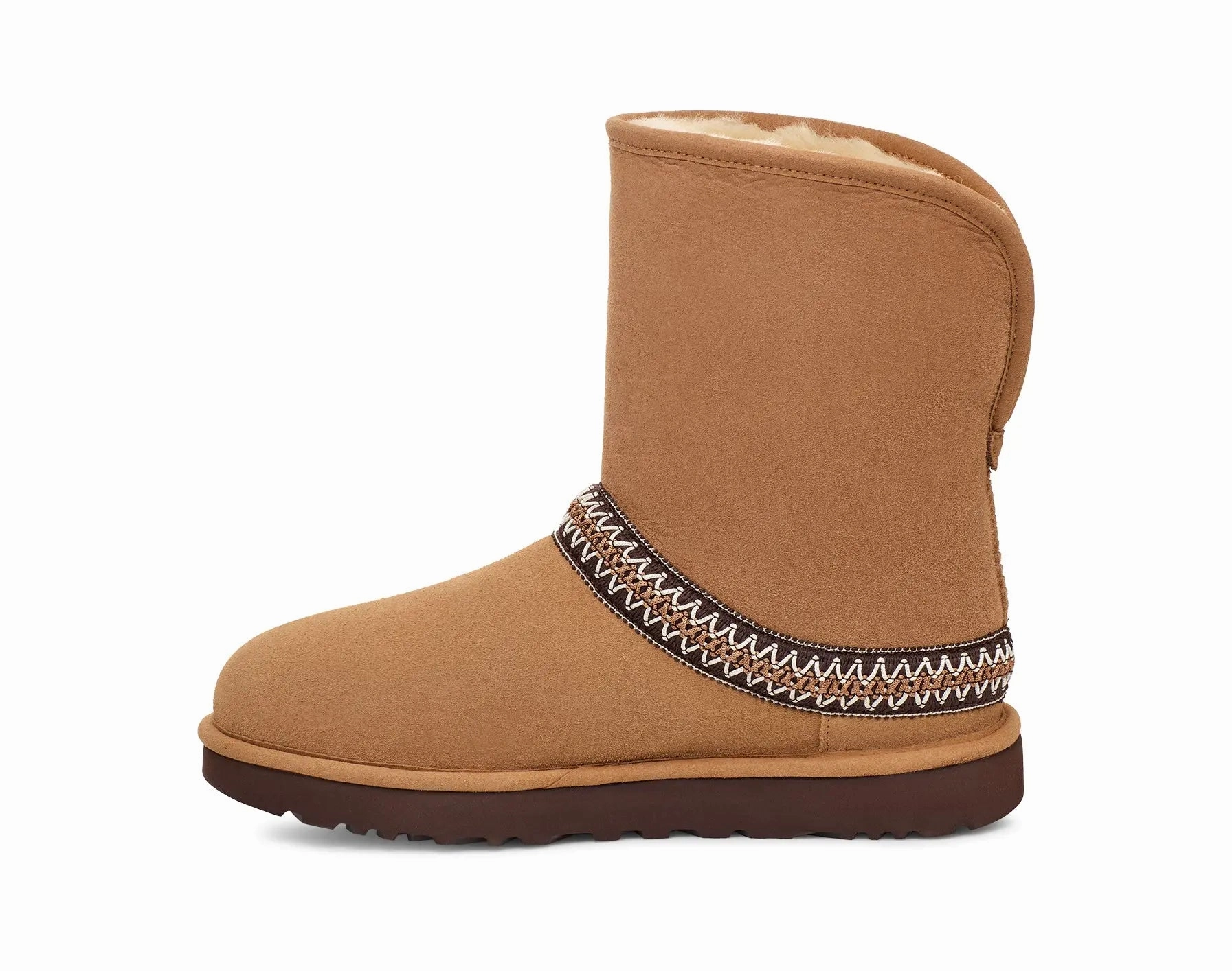 UGG Women's Classic Short Crescent  Cozy, Chic & Versatile Ugg cozy footwear visuals