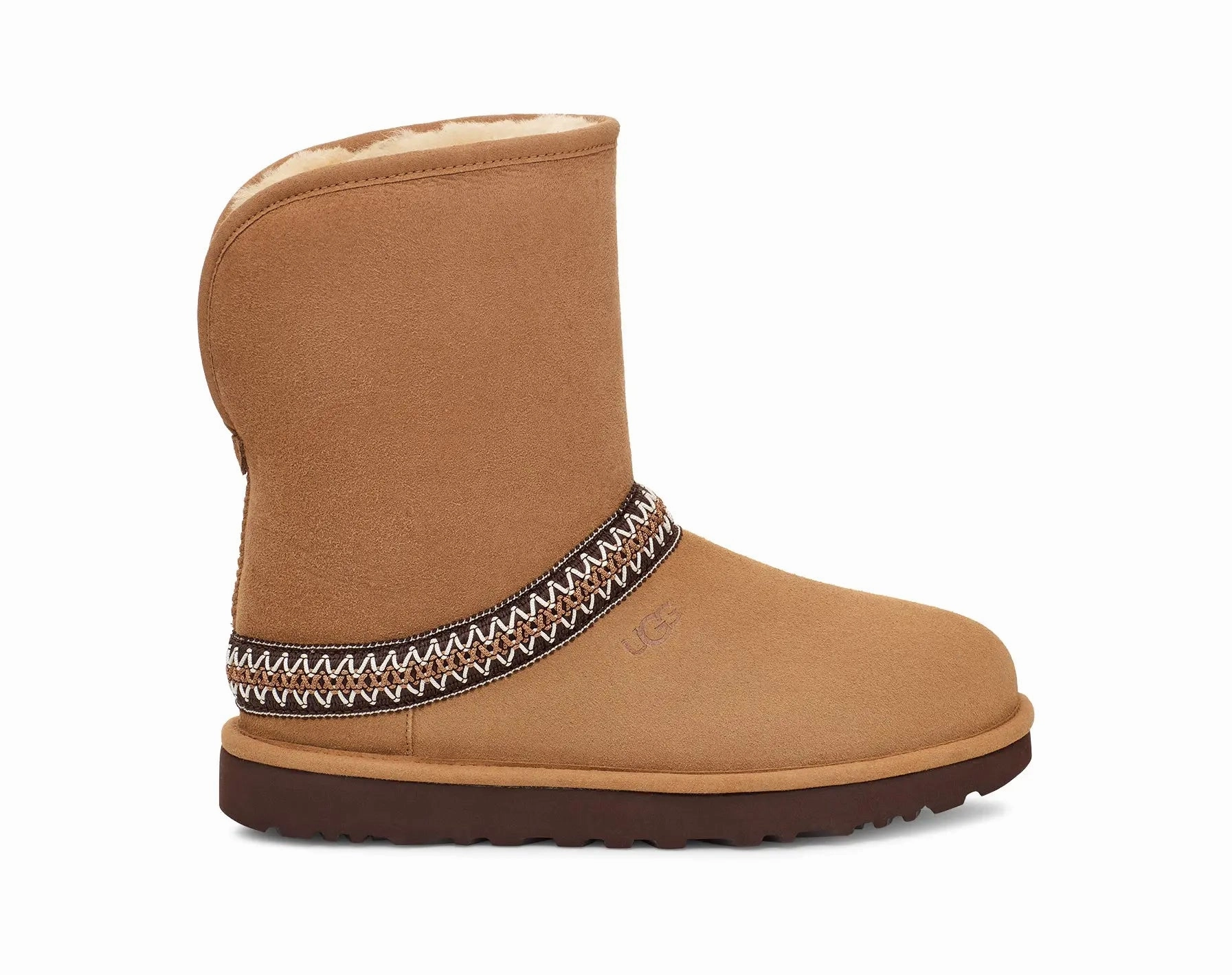 UGG Women's Classic Short Crescent  Cozy, Chic & Versatile Ugg cozy footwear visuals