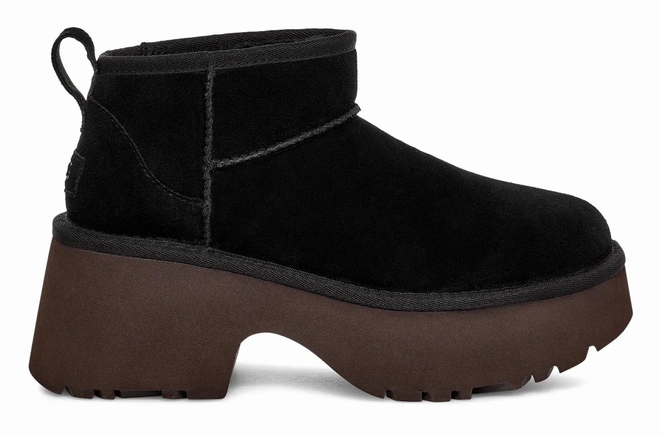 UGG Women's Classic Ultra Mini New Heights  Bold, Cozy & Elevated Ugg cozy footwear visuals