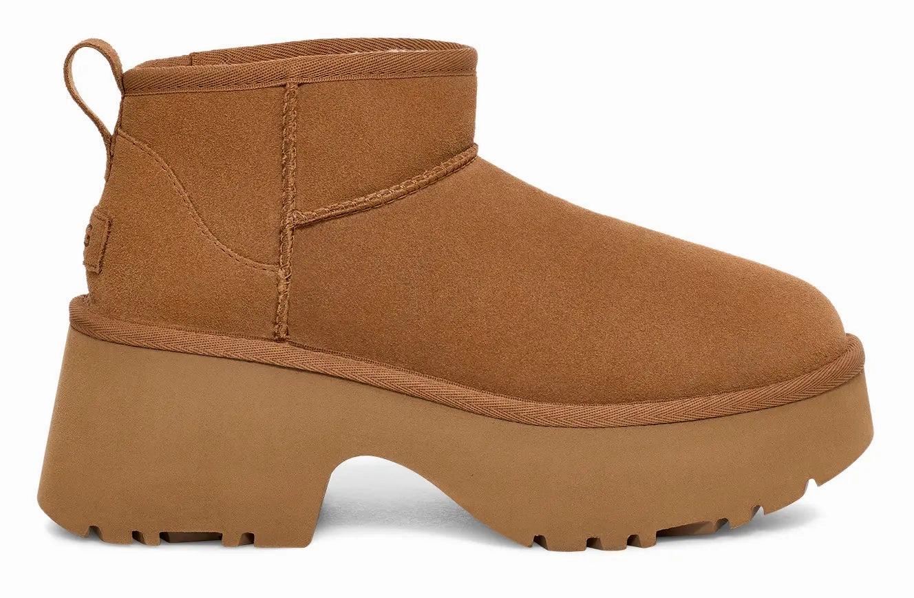 UGG Women's Classic Ultra Mini New Heights  Bold, Cozy & Elevated Ugg cozy footwear visuals