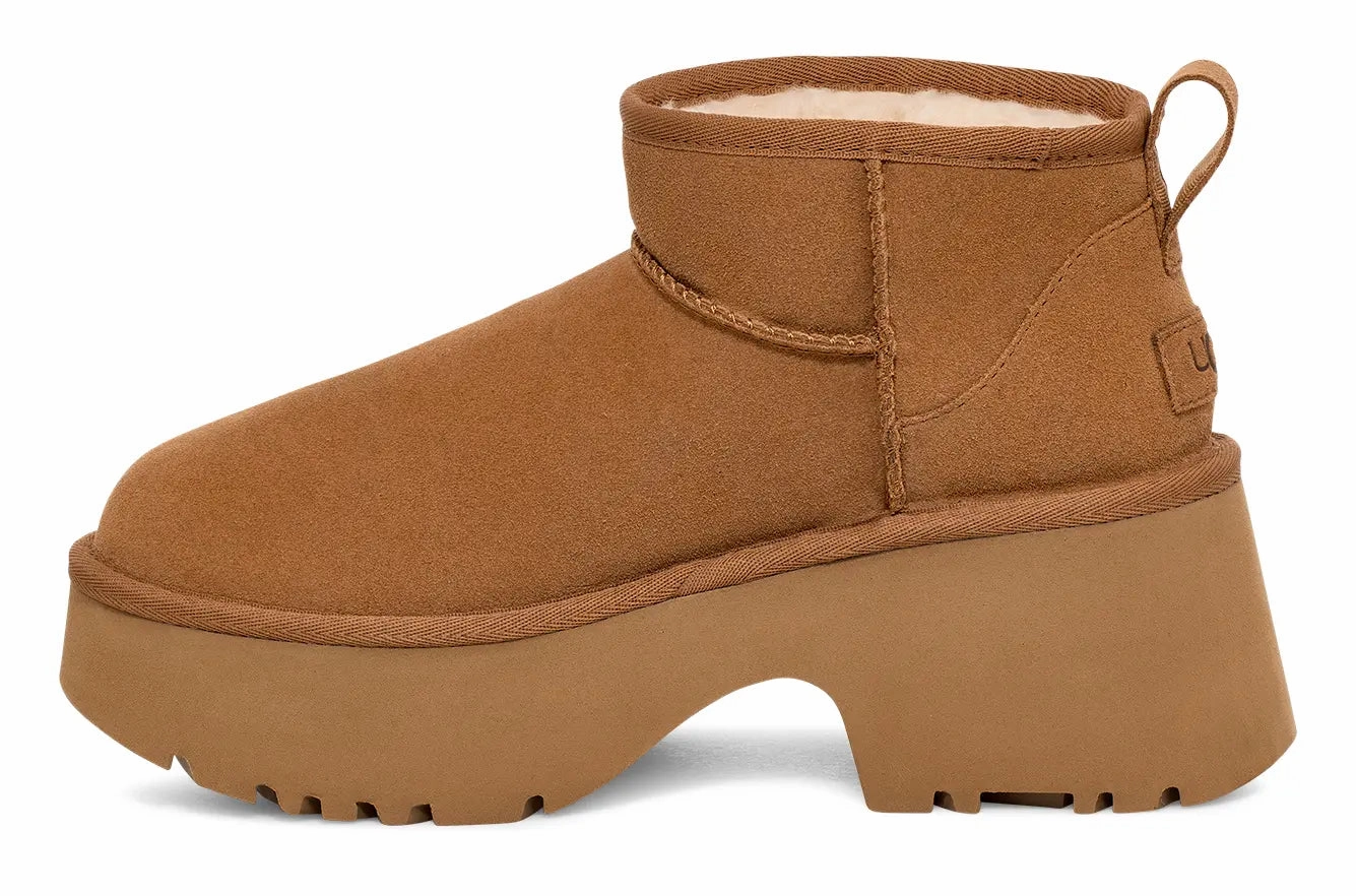 UGG Women's Classic Ultra Mini New Heights  Bold, Cozy & Elevated Ugg cozy footwear visuals