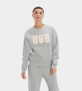 UGG Women's Madeline Fuzzy Logo Crewneck  Cozy & Chic Ugg cozy winter footwear styles
