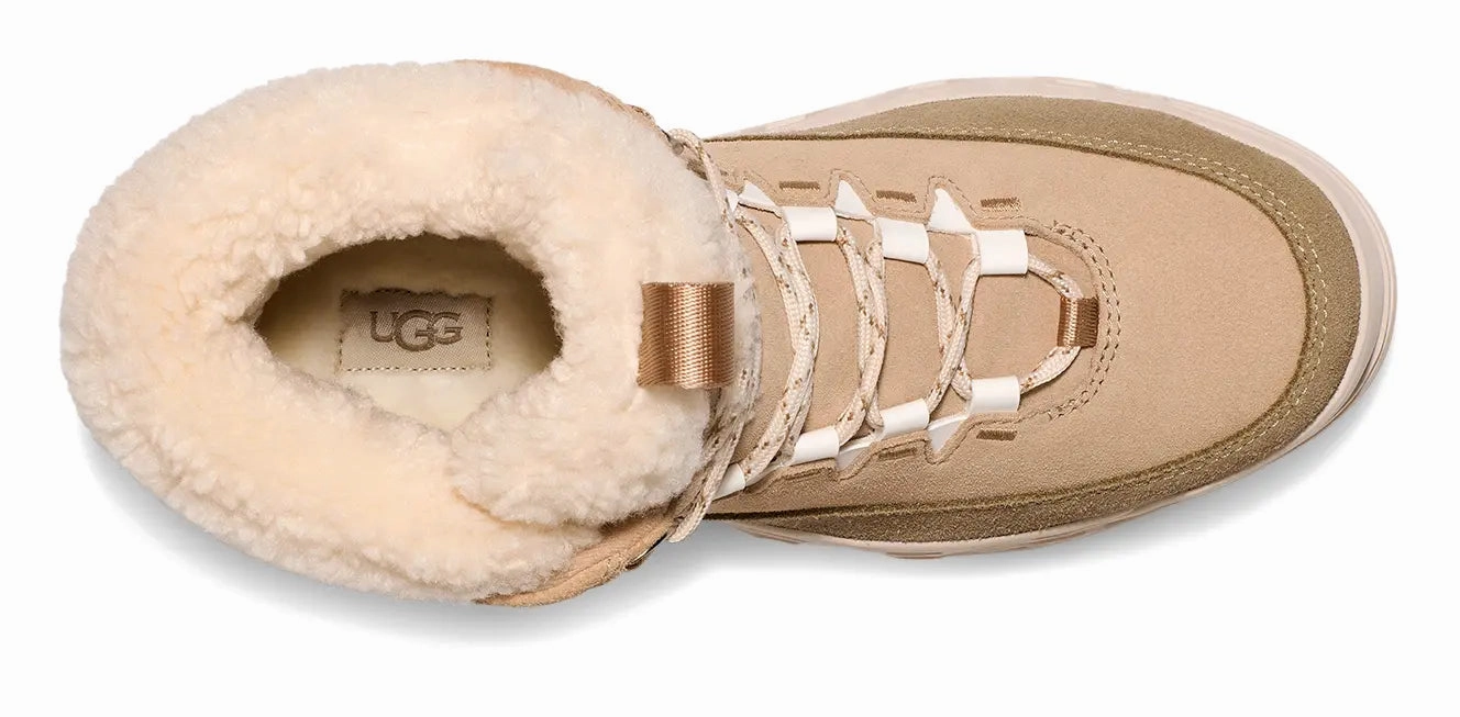 UGG Women's TerreTrail Cozy Lace  Waterproof, Warm & Eco-Friendly Ugg cozy footwear visuals