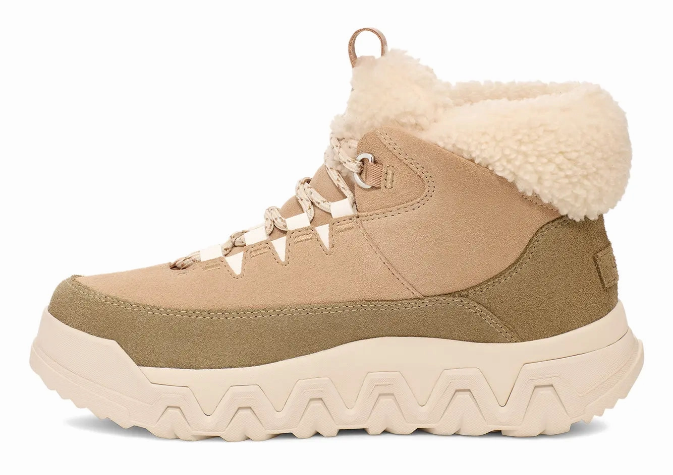 UGG Women's TerreTrail Cozy Lace  Waterproof, Warm & Eco-Friendly Ugg cozy footwear visuals