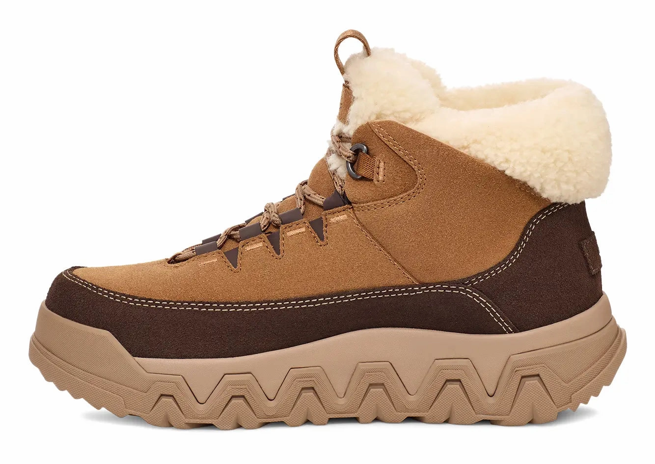 UGG Women's TerreTrail Cozy Lace  Waterproof, Warm & Eco-Friendly Ugg cozy footwear visuals