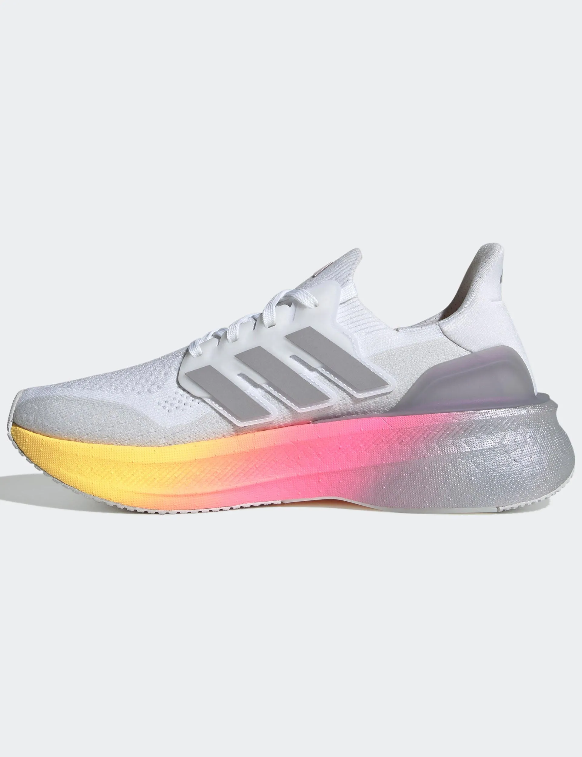 Ultraboost 5 Shoes - Cloud White/Glory Grey/Lucid Pink Adidas trendy casual shoe styles