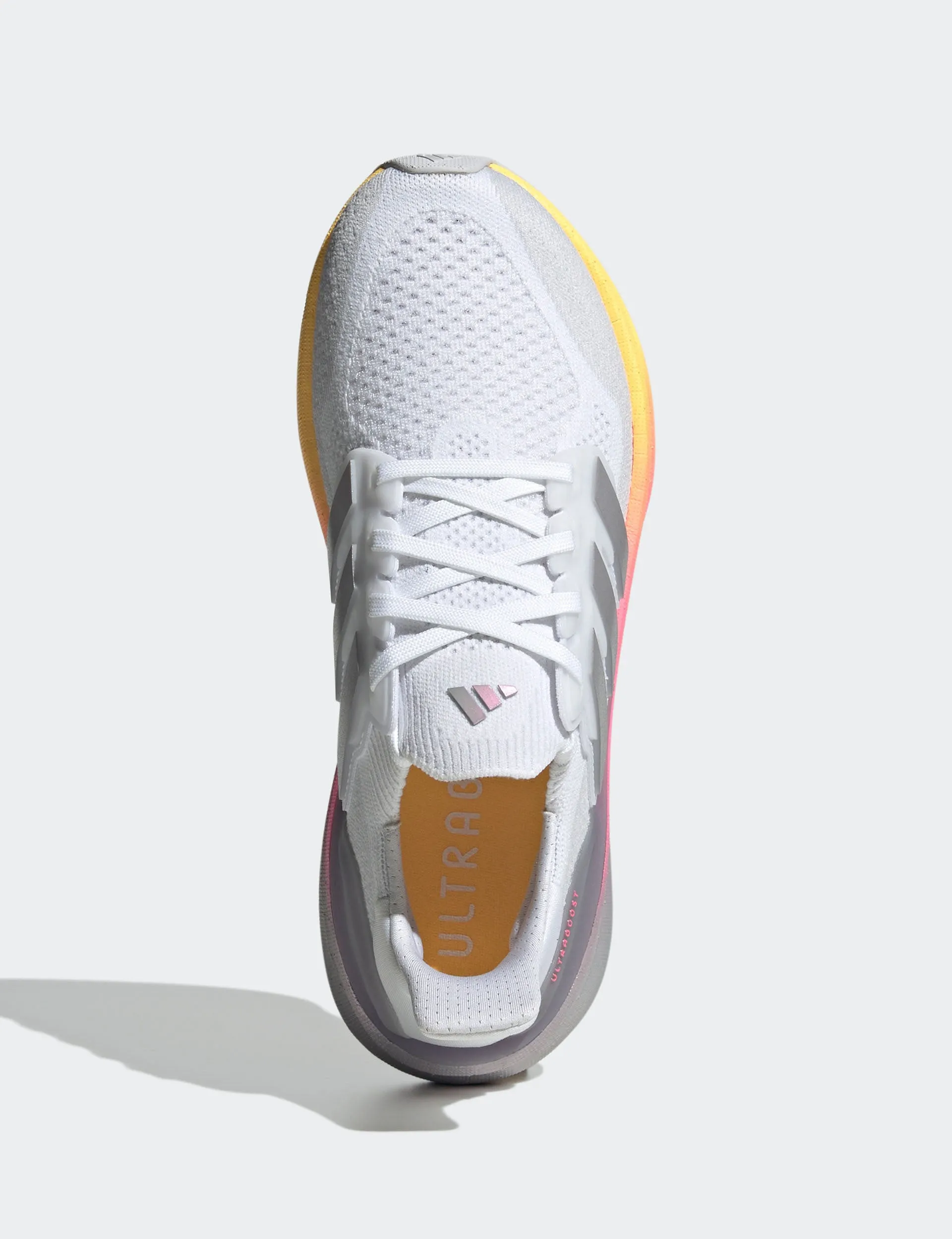 Ultraboost 5 Shoes - Cloud White/Glory Grey/Lucid Pink Adidas trendy casual shoe styles