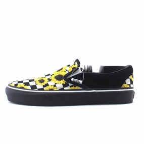 VANS CLASSIC CHECKERBOARD SUNFLOWER Vans retro-inspired footwear styles