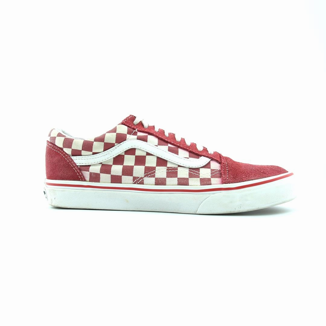 VANS OLD SKOOL CHECKERBOARD Vans skate shoe imagery