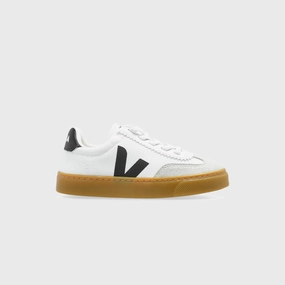 Veja Jr Small Volley - White / Black Veja shoe designs