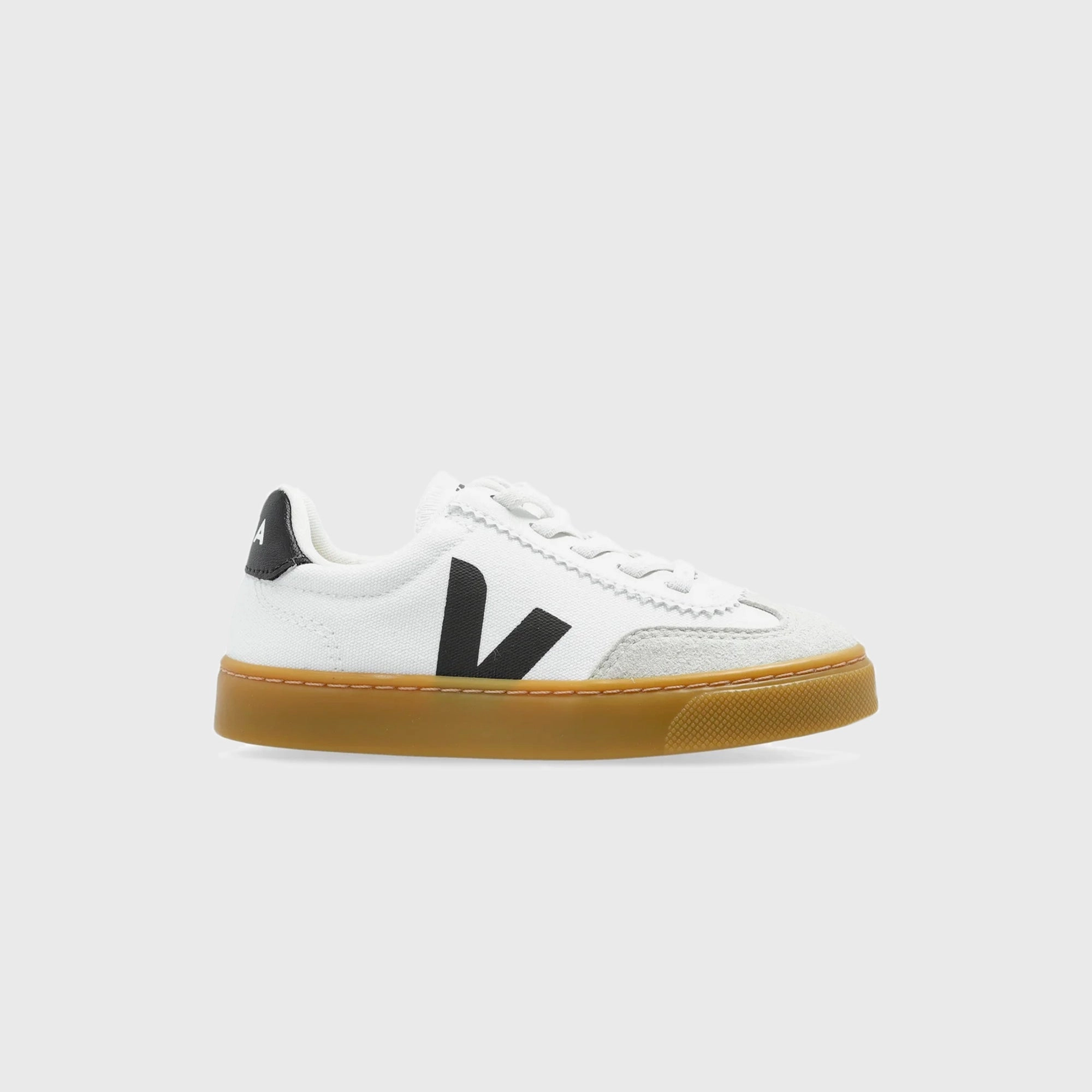 Veja Jr Small Volley - White / Black Veja shoe designs