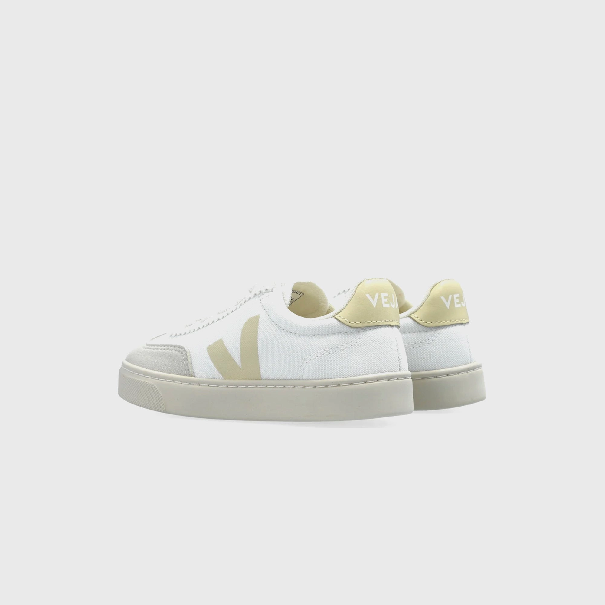 Veja Jr Small Volley - White Calcaire Minimalist Walking Shoes