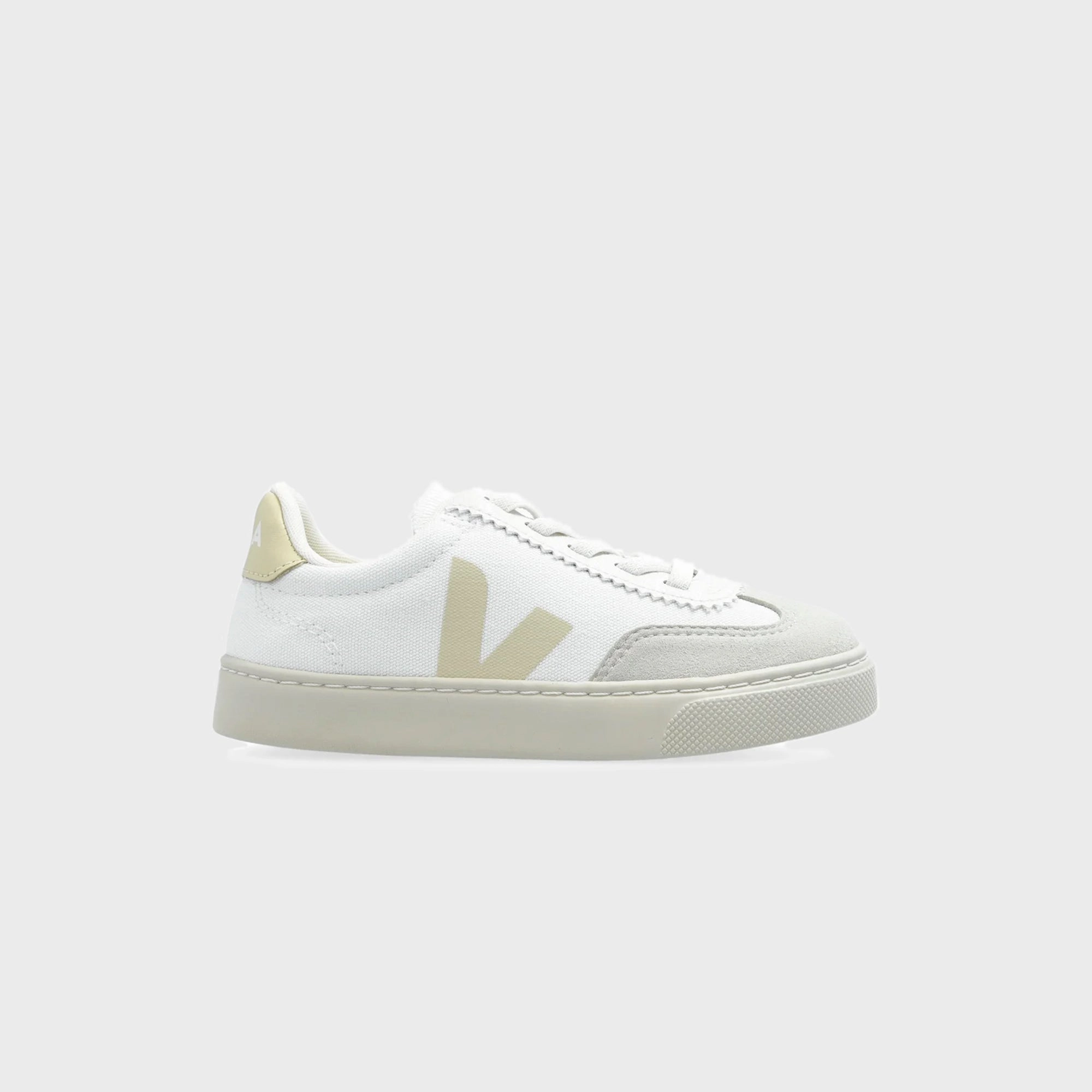 Veja Jr Small Volley - White Calcaire Veja shoe designs