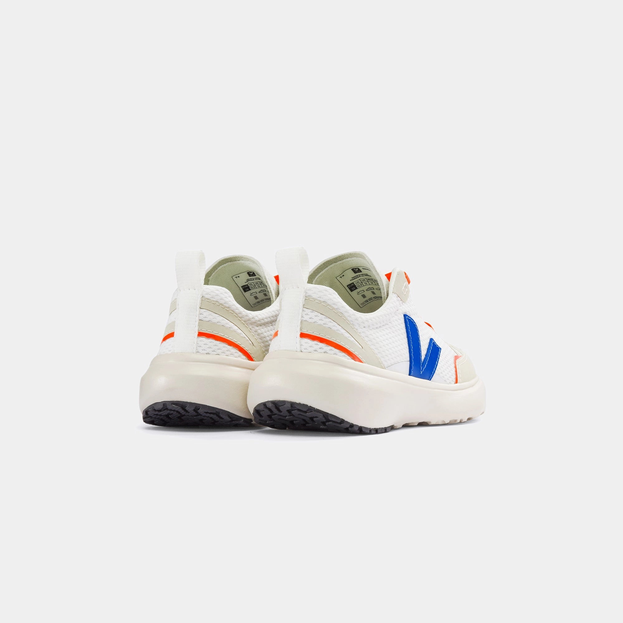 Veja Junior Canary Alveomesh - White / Indigo Minimalist Walking Shoes