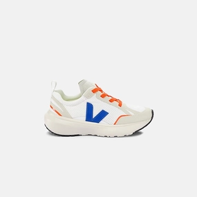 Veja Junior Canary Alveomesh - White / Indigo Veja shoe designs