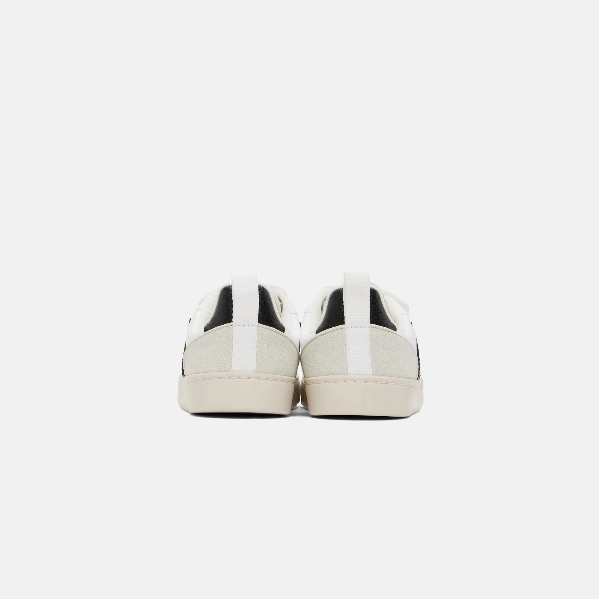 Veja Kids V-10 - White / Black Minimalist Walking Shoes