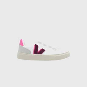 Veja PS V-10 - White / Magenta Sari Veja shoe designs