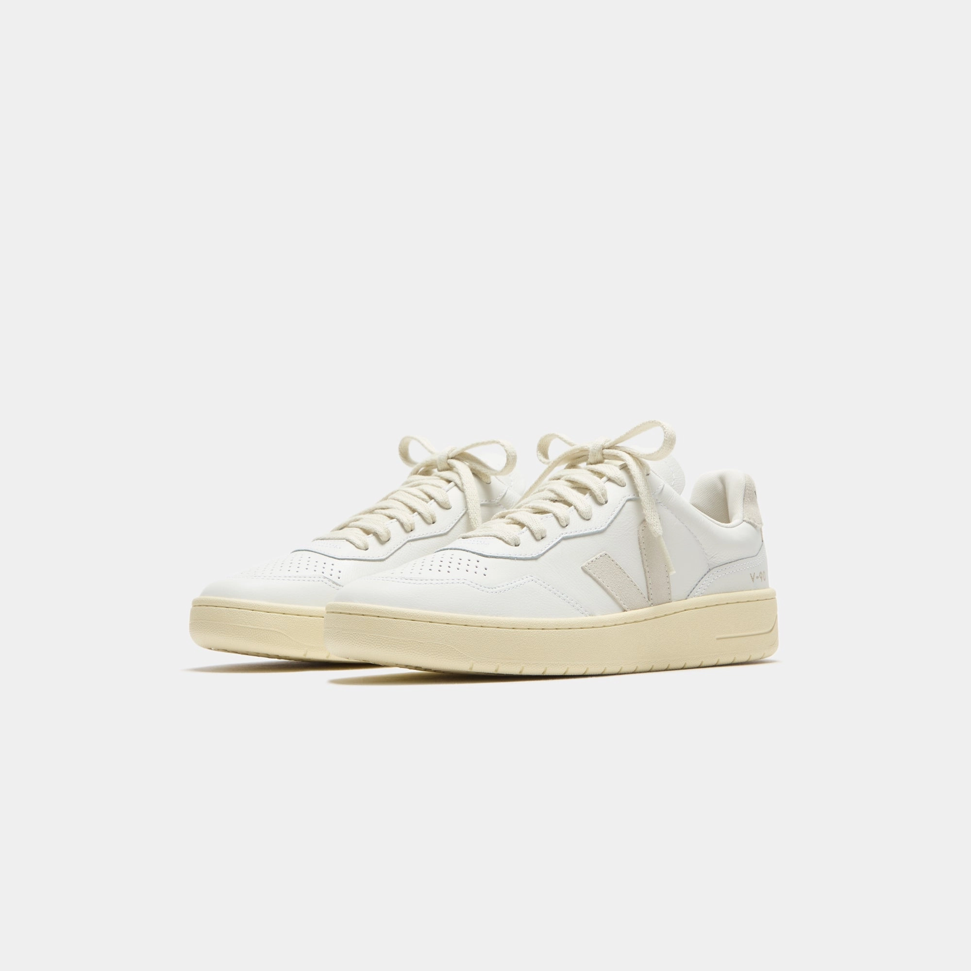 Veja V-90 - Extra White / Natural Minimalist Walking Shoes