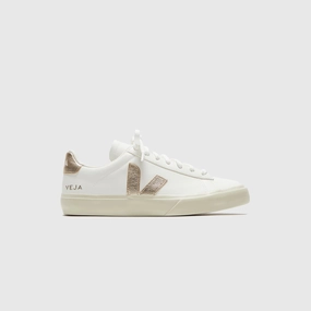 Veja WMNS Campo Canvas - Extra White / Platine Veja shoe designs