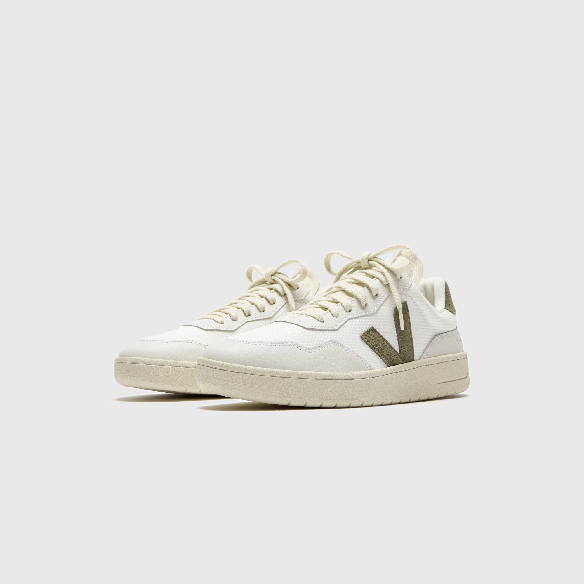 Veja WMNS V-90 - White / Kaki Minimalist Walking Shoes