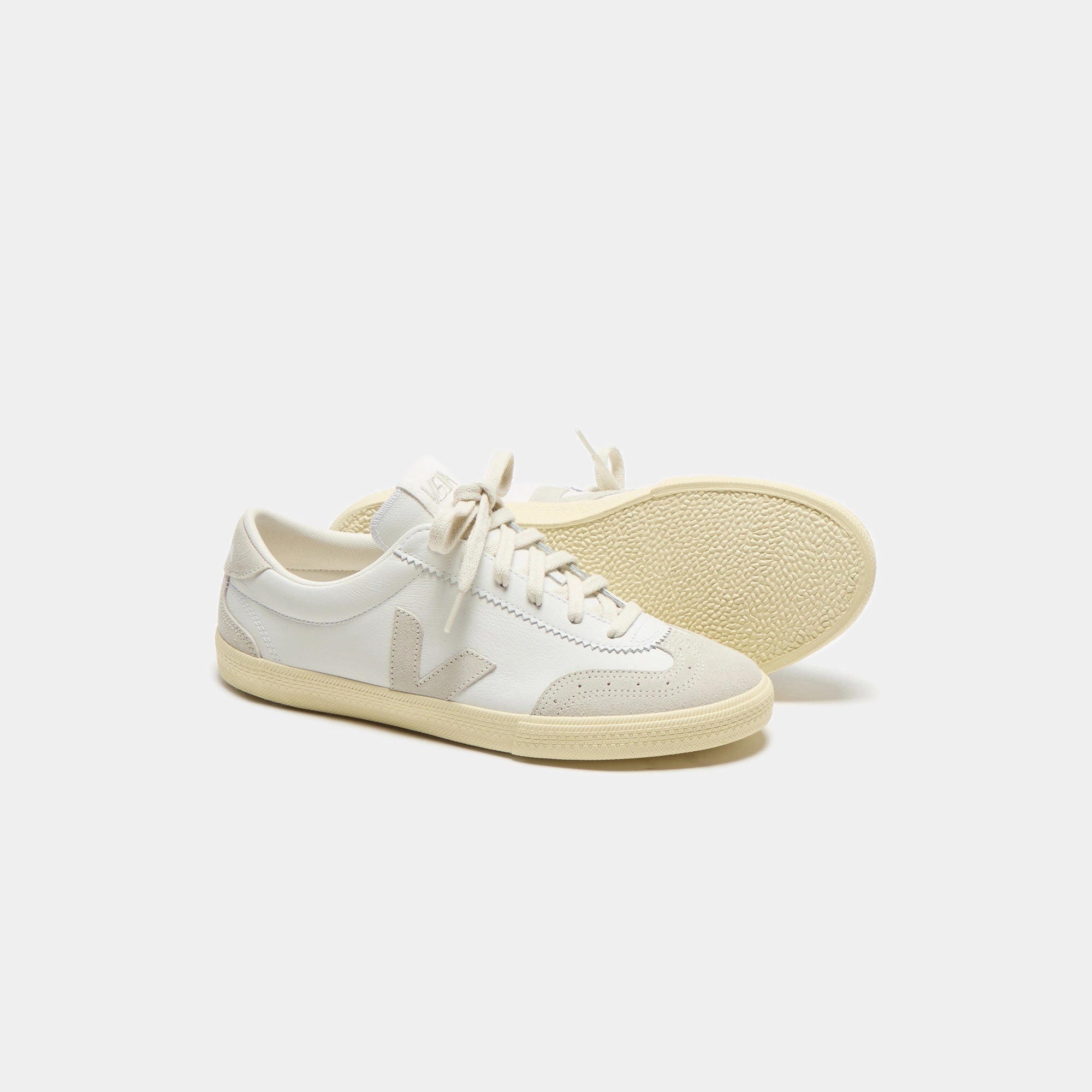 Veja WMNS Volley - White / Natural Minimalist Walking Shoes