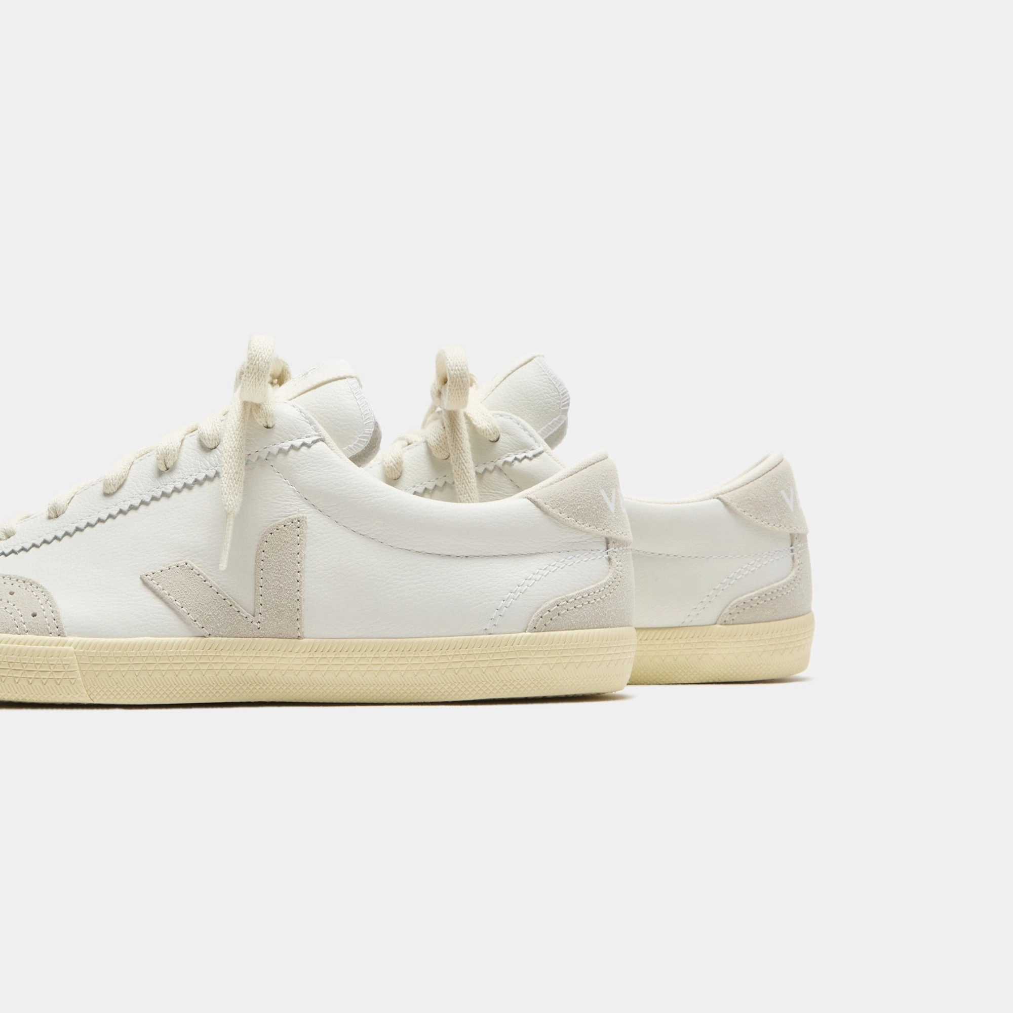 Veja WMNS Volley - White / Natural Minimalist Walking Shoes