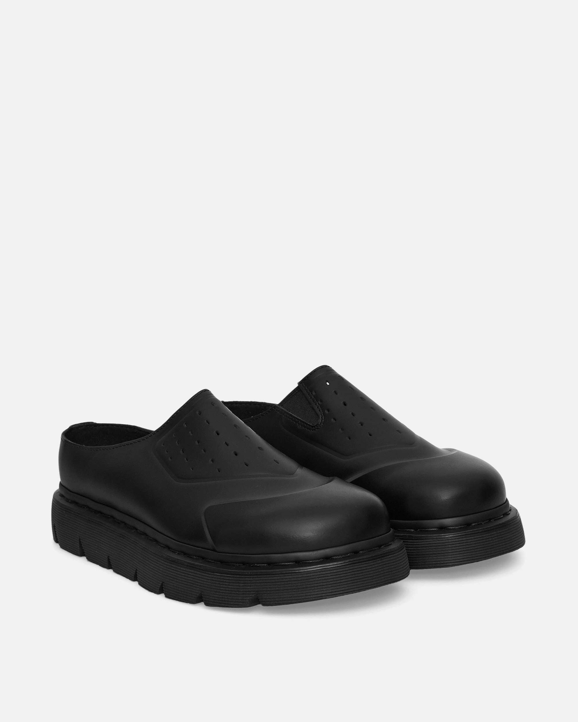Vent XX02 Mules Black Smooth Leather Boots