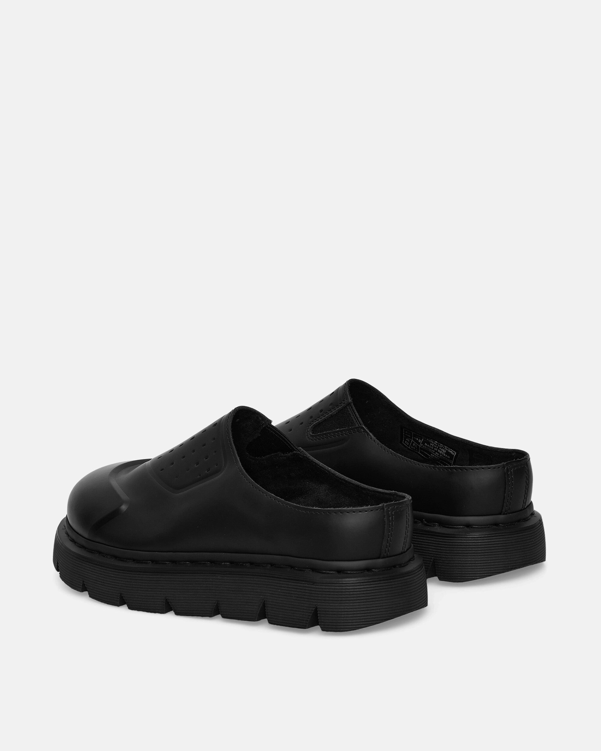 Vent XX02 Mules Black Smooth Leather Boots