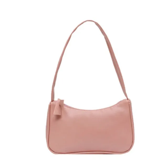 Vintage Retro Totes Bags For Women 2020 Fashion Handbag Soft Leather Female Small Subaxillary Bag Casual Retro Mini Shoulder Bag Fashion Nova Bags